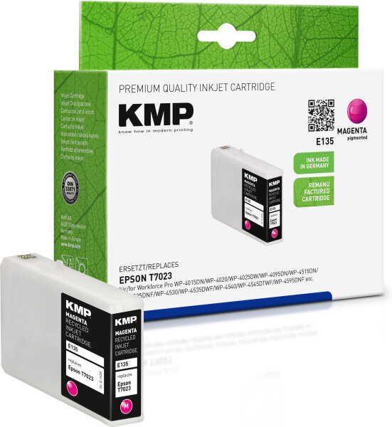 KMP E135  magenta Druckerpatrone kompatibel zu EPSON T7023XL