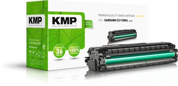 KMP SA-T65  cyan Toner kompatibel zu SAMSUNG CLT-C506L (SU038A)