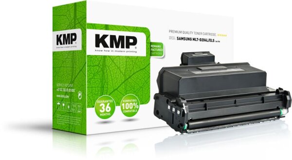 KMP SA-T70  schwarz Toner kompatibel zu SAMSUNG MLT-D204L (SU929A)