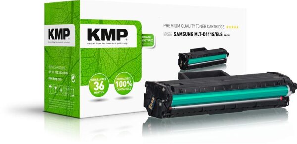 KMP SA-T85  schwarz Toner kompatibel zu SAMSUNG MLT-D111S (SU810A)