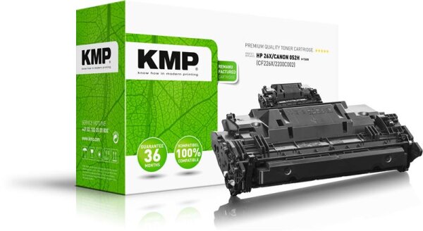 KMP H-T245X  schwarz Toner kompatibel zu HP 26X; Canon  052H(CF226X;  2200C002)