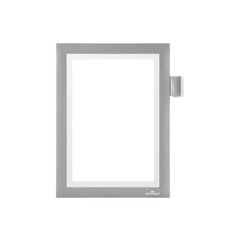 DURABLE Magnetrahmen selbstklebend DURAFRAME® NOTE silber