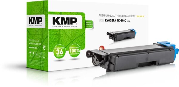 KMP K-T68  cyan Toner kompatibel zu Kyocera TK-590C XXL