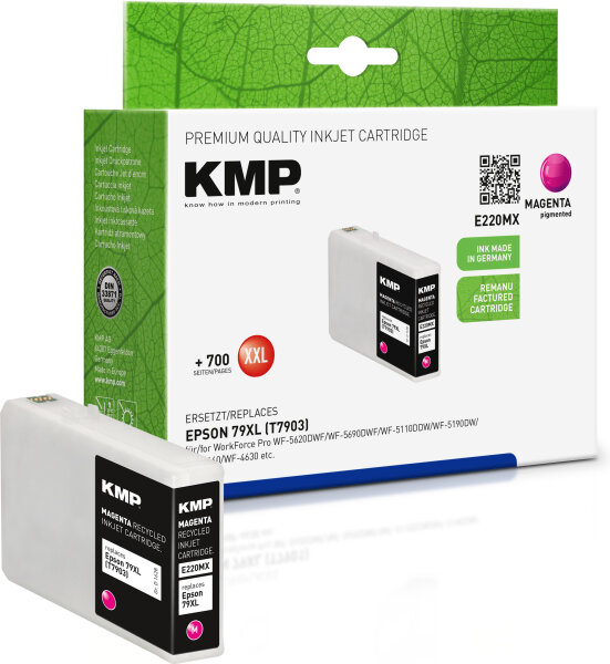 KMP E220MX  magenta Druckerpatrone kompatibel zu EPSON T7903XL