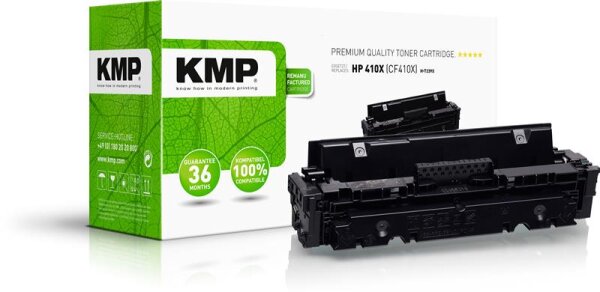 KMP H-T239X  schwarz Toner kompatibel zu HP 410X (CF410X)