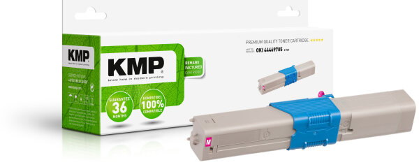 KMP O-T29  magenta Toner kompatibel zu OKI 44469705