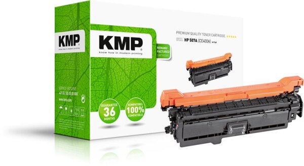 KMP H-T169  schwarz Toner kompatibel zu HP 507A (CE400A)