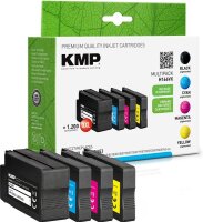 KMP H166VX  schwarz, cyan, magenta, gelb Druckerpatronen...