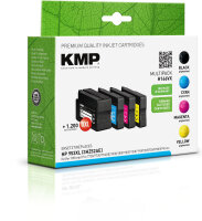 KMP H166VX  schwarz, cyan, magenta, gelb Druckerpatronen...