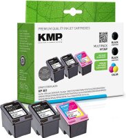 KMP H136V  schwarz, color Druckerpatronen kompatibel zu...