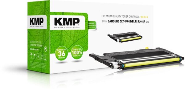 KMP SA-T92  gelb Toner kompatibel zu SAMSUNG CLT-Y404S (SU444A)