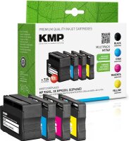 KMP H174V  schwarz, cyan, magenta, gelb Druckerpatronen...