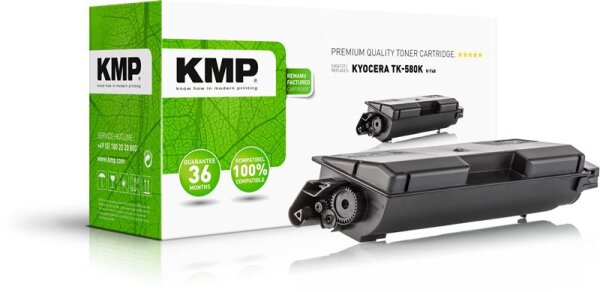 KMP K-T48  schwarz Toner kompatibel zu KYOCERA TK-580K