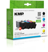 KMP H188XLV  schwarz, cyan, magenta, gelb Druckerpatronen kompatibel zu HP 912XL (3YP34AE), 4er-Set