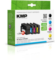 KMP H193XLV  schwarz, cyan, magenta, gelb Druckerpatronen...