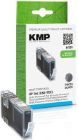 KMP H109  Foto schwarz Druckerpatrone kompatibel zu HP...