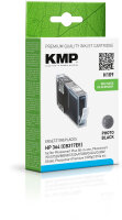 KMP H109  Foto schwarz Druckerpatrone kompatibel zu HP...