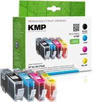 KMP H108V  schwarz, cyan, magenta, gelb Druckerpatronen...