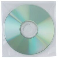 CD/DVD-Hüllen - Ungelocht, transparent, Packung mit...