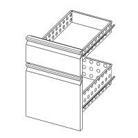 2er Schubladenblock 1/3+2/3 für Kühltisch 700...