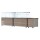 SNACK-Line, Kalte Theke, 4x GN1/1, Granit rosa-grau, OHNE Glas, 153x82x85.5