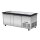 SNACK-Line, Kalte Theke, 4x GN1/1, Granit Star Galaxy schwarz, OHNE Glasaufbau 153x82x85.5