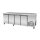 SNACK-Line, Kalte Theke, 6x GN1/1, Granit rosa-grau, OHNE Glas, 223x82x85.5