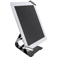 InLine® Tablet Halter universell 7"-10" mit Sicherheitsschloss 1,5m