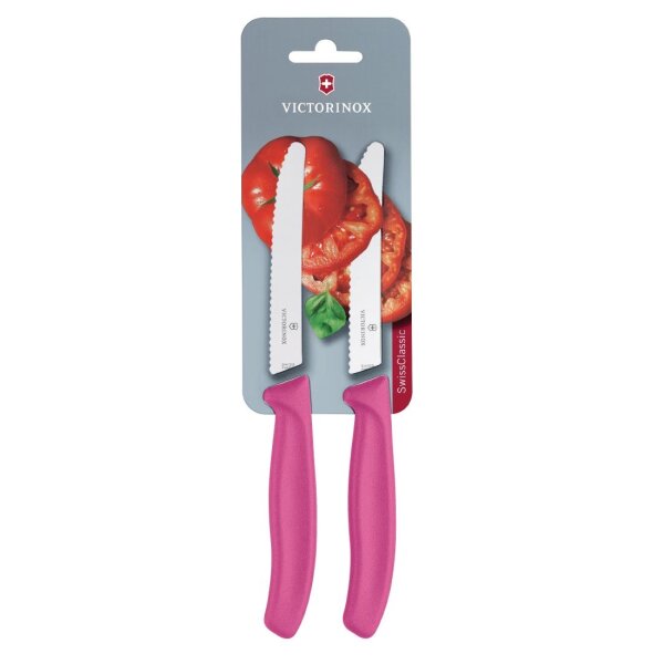 Victorinox Tomaten und Officemesser mit Wellenschliff (2 Stück)