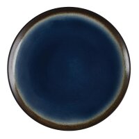 Olympia Nomi Tapascoupeteller blau-schwarz 25,5cm