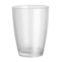 Olympia Kristallon Polycarbonat Becher Gekörnt Transparent 275ml (6 Stück)