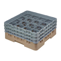 Cambro Gläserspülkorb beige mit 16 Fächern...