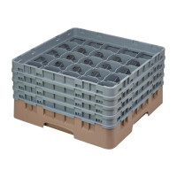 Cambro Gläserspülkorb beige mit 25 Fächern...