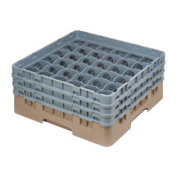 Cambro Gläserspülkorb beige mit 36 Fächern...