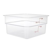 Cambro quadratischer Polycarbonat Lebensmittelbehälter 1,9L