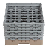 Cambro Gläserspülkorb beige mit 16 Fächern...