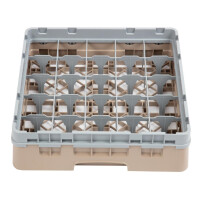 Cambro Gläserspülkorb beige mit 25 Fächern...