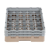 Cambro Gläserspülkorb beige mit 25 Fächern...