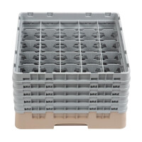 Cambro Gläserspülkorb beige mit 25 Fächern...