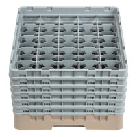 Cambro Gläserspülkorb beige mit 25 Fächern...