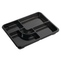 Recycelbare Bento-Boxen von Faerch nur Basis 263 x 201 mm...